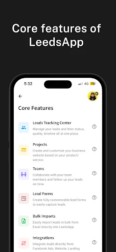 ดาวน์โหลด LeedsApp: CRM จัดการลูกค้าและติดตามการขายที่ดีที่สุด - Screenshot 8