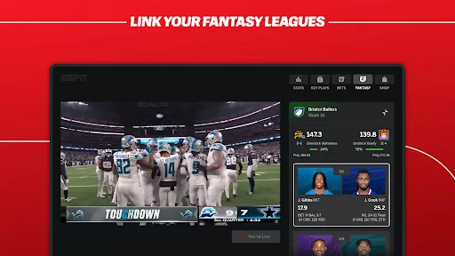 ดาวน์โหลดแอป ESPN ล่าสุด – ติดตามผลคะแนนและข่าวสารกีฬาแบบเรียลไทม์ฟรี - Screenshot 29