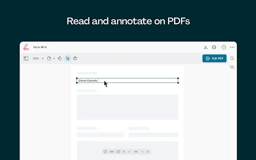ดาวน์โหลด Lumin PDF Editor ส่วนขยาย Chrome แก้ไข เซ็นชื่อ PDF ฟรี - Screenshot 2