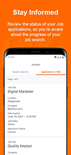 ดาวน์โหลด Mynimo: ค้นหางานที่ใช่ในฟิลิปปินส์ อัปเดตล่าสุดฟรี - Screenshot 4