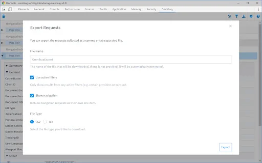 Omnibug: ส่วนขยาย Chrome สำหรับตรวจสอบ Analytics และ MarTech ฟรี - Screenshot 3