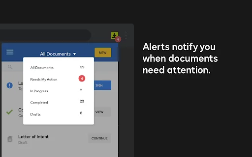 ดาวน์โหลด Docusign eSignature สำหรับ Chrome – เซ็นเอกสารออนไลน์ฟรี - Screenshot 4