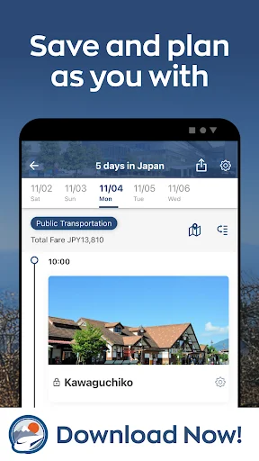 Japan Travel by NAVITIME – วางแผนเที่ยวญี่ปุ่น ค้นหาเส้นทางรถไฟ JR Pass - Screenshot 8