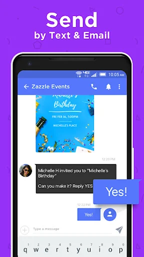 ดาวน์โหลด ZEvents Invite Maker Hobnob ล่าสุด – สร้างการ์ดเชิญออนไลน์ฟรี - Screenshot 2