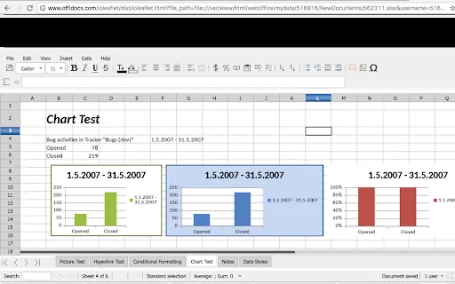 ดาวน์โหลด XLS Editor ล่าสุด – สร้างและแก้ไขไฟล์ Excel บนเบราว์เซอร์ฟรี - Screenshot 1