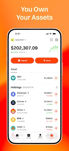 ดาวน์โหลด UXUY Wallet ล่าสุด – กระเป๋าเงินคริปโตไร้ค่าแก๊ส ปลอดภัยสูง - Screenshot 3