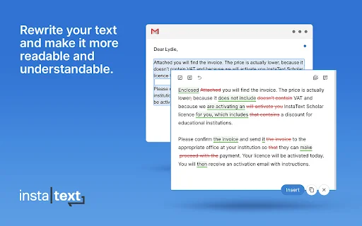 ดาวน์โหลด InstaText – ตัวช่วยเขียนภาษาอังกฤษให้ดูเป็นมืออาชีพฟรี - Screenshot 2