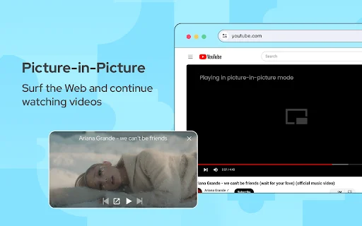 ดาวน์โหลด Picture in Picture ล่าสุด – ดูวิดีโอแบบลอยตัวบน Chrome ฟรี - Screenshot 1