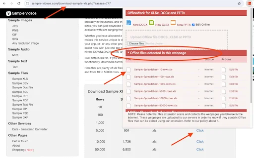 ดาวน์โหลด OfficeWork ฟรี – โปรแกรมจัดการเอกสาร DOC, XLS, PPT ออนไลน์ - Screenshot 1