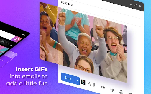 ดาวน์โหลด GIPHY for Gmail เวอร์ชันล่าสุด – เพิ่มสีสันให้ทุกอีเมลของคุณฟรี - Screenshot 2
