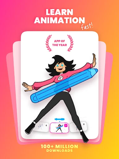 ดาวน์โหลด FlipaClip ล่าสุด – สร้างแอนิเมชัน 2D ง่ายๆ บนมือถือฟรี - Screenshot 17