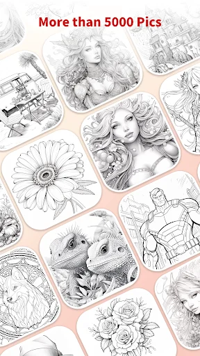 ดาวน์โหลด InColor™ ล่าสุด – ระบายสีรูปภาพ AI และผ่อนคลายฟรี - Screenshot 7