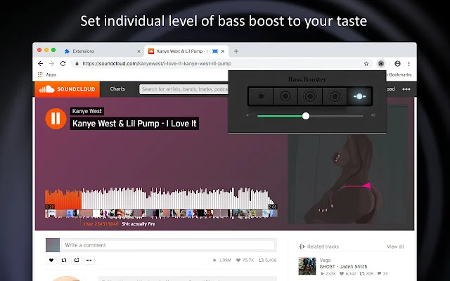 Bass Booster Extreme – ปรับเสียงเบสให้กระหึ่มบน Chrome ฟรี - Screenshot 4