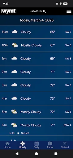 ดาวน์โหลด WYMT First Alert Weather ล่าสุด – พยากรณ์อากาศแม่นยำฟรี - Screenshot 2
