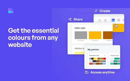 ดาวน์โหลด Site Palette 2.0 – เครื่องมือดึงสีเว็บไซต์ระดับมืออาชีพ - Screenshot 1
