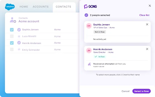 ดาวน์โหลด Gong Anywhere ล่าสุด – เพิ่มประสิทธิภาพการขายบน CRM และ Gmail - Screenshot 4