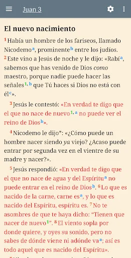 ดาวน์โหลด NBLA-Nueva Biblia d/L Américas ล่าสุด – แอปพระคัมภีร์ภาษาสเปนฟรี - Screenshot 1