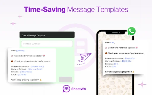 ดาวน์โหลด SheetWA ล่าสุด – ส่งข้อความ WhatsApp จำนวนมากจาก Google Sheets ฟรี - Screenshot 2