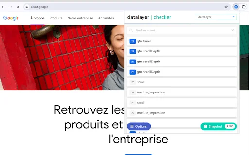 ดาวน์โหลด Datalayer Checker ล่าสุด – ตรวจสอบ GTM ง่ายๆ ไม่ต้องพึ่งคอนโซล - Screenshot 1