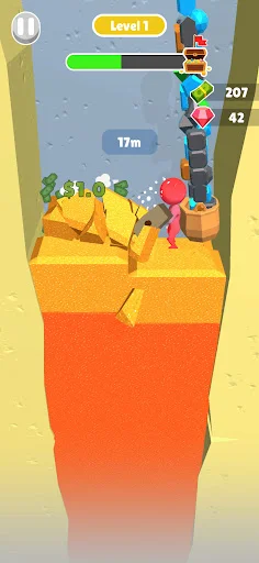 ดาวน์โหลด Dig Gem Mining! เกมขุดเหมืองสุดสนุก ล่าสมบัติฟรีบนมือถือ - Screenshot 19